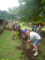 At work in Vanuatu