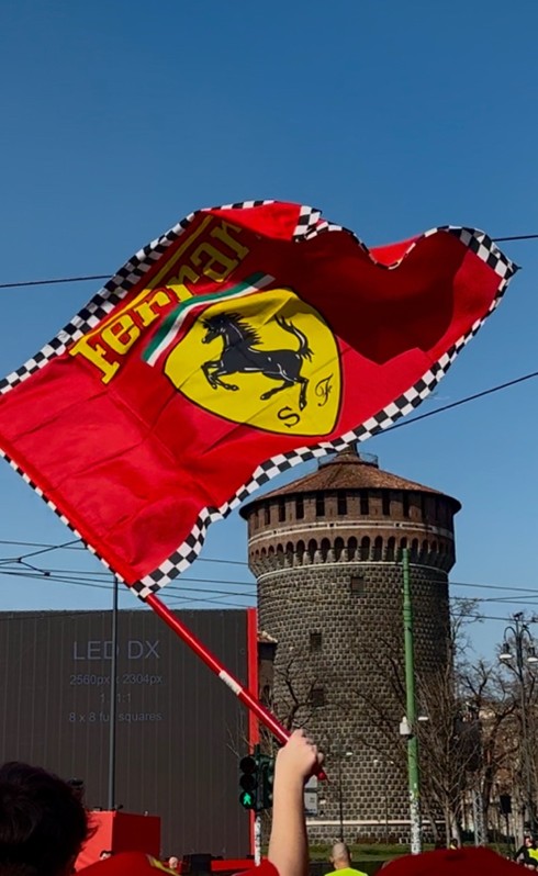 Ferrari Event at Sforzesco Castle
