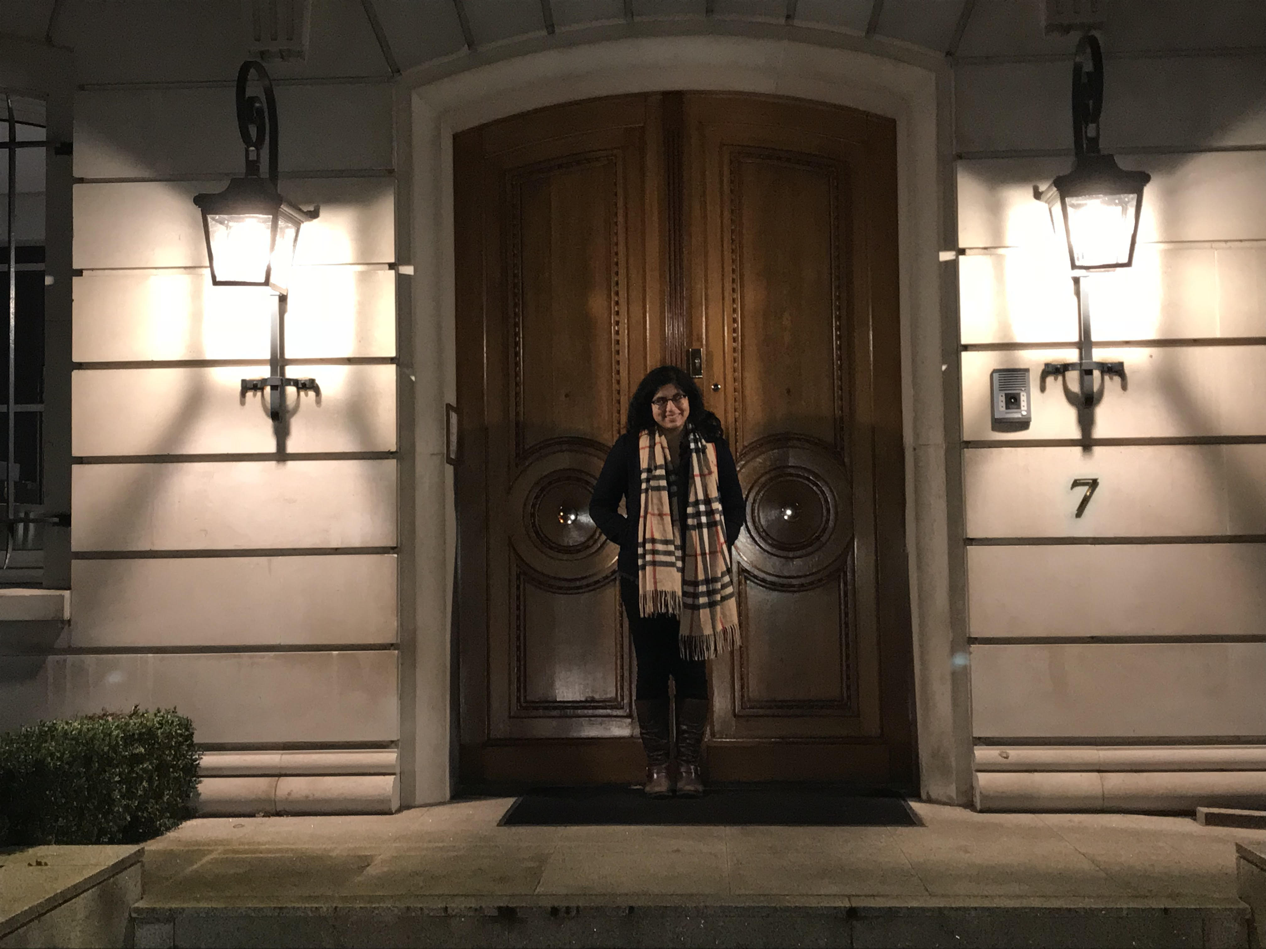 Ashmeet at the Canadian Embassy to the Netherlands