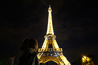 Eiffle Tower at night