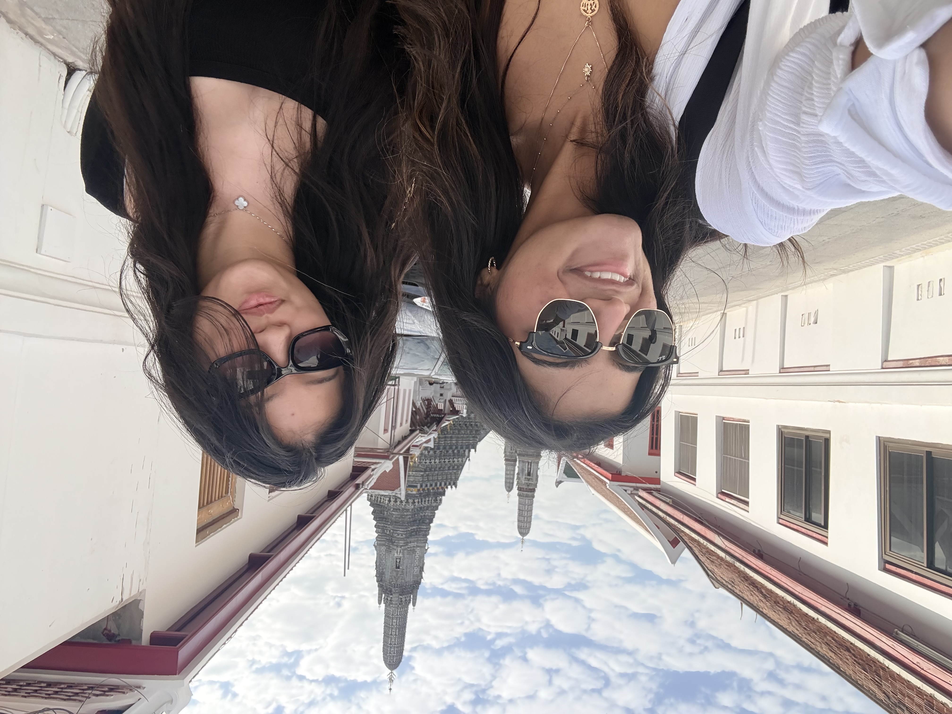 Sanesha and Angelina enjoying the scenery