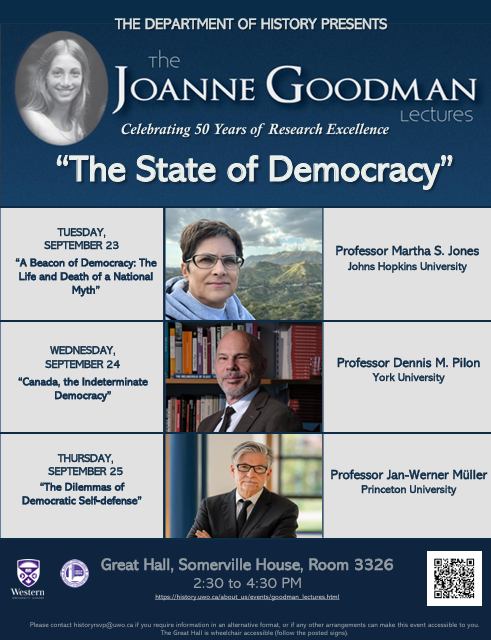 Joanne Goodman Lecture Poster
